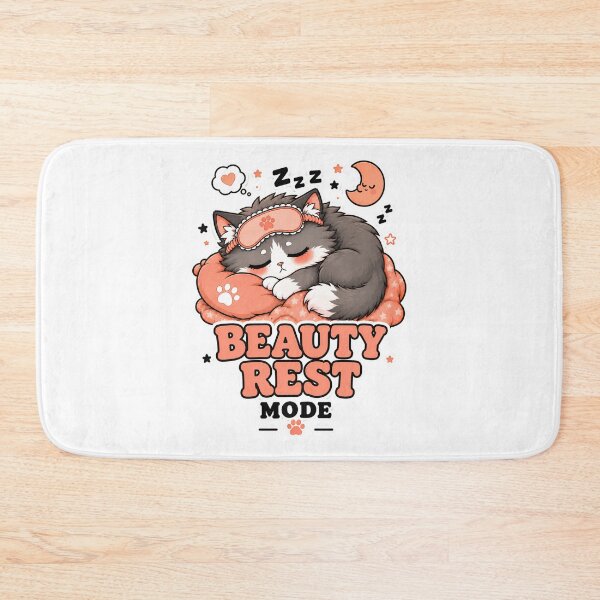 Item preview, Beauty Rest Mode Sleepy Cat designed and sold by MoodCats.