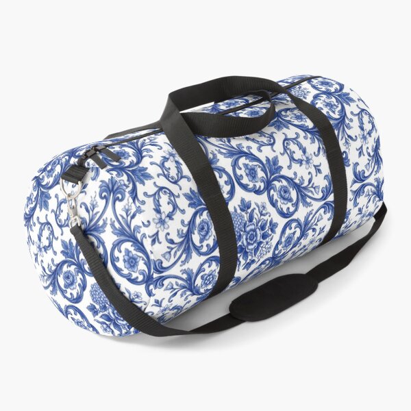 Item preview, Sophisticated Seamless Floral Scrollwork Ceramic Ornament designed and sold by SplashTastic.