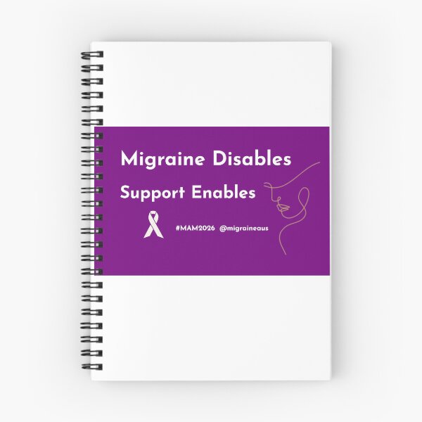 Item preview, MAM2026 Migraine Disables designed and sold by Migraine Australia.