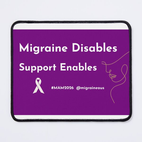 Item preview, MAM2026 Migraine Disables designed and sold by Migraine Australia.