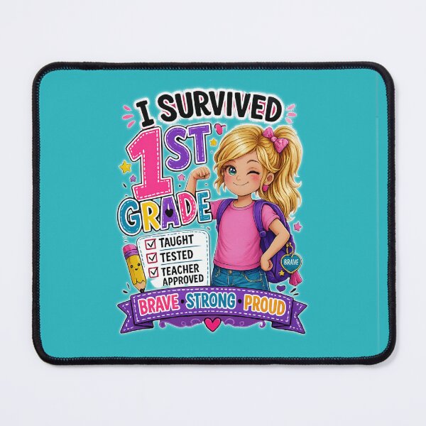 Item preview, I Survived The First Grade designed and sold by CourageCrewCo.