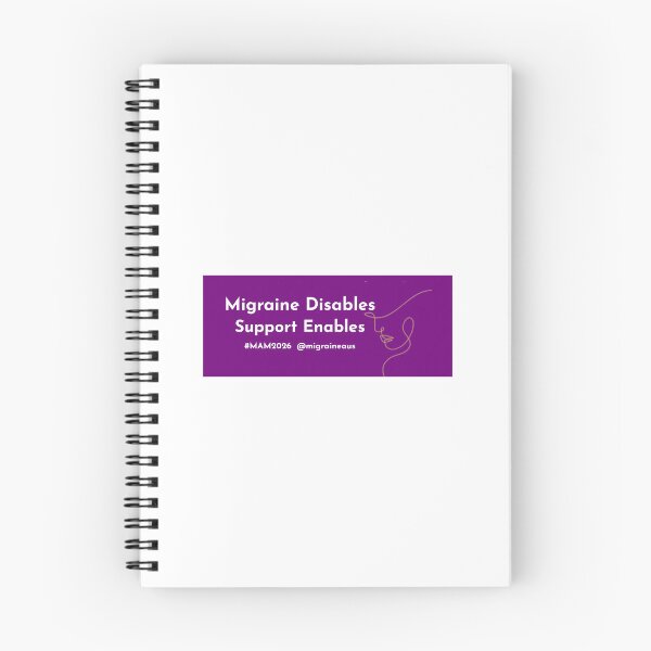 Item preview, mam2026 Migraine Disables Support Enables designed and sold by Migraine Australia.