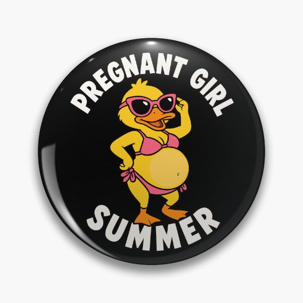 Item preview, Pregnant Girl Summer Beach Duck Funny Pregnancy Gear designed and sold by DynamicDesign.