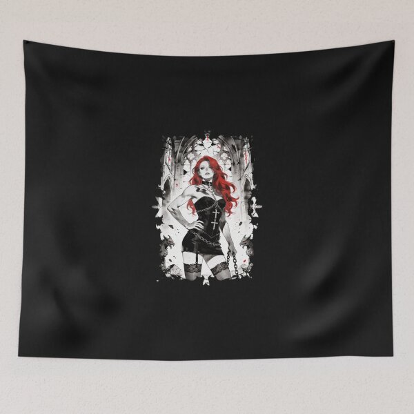 Item preview, Succubus Red hair Goth designed and sold by Chloemarti.