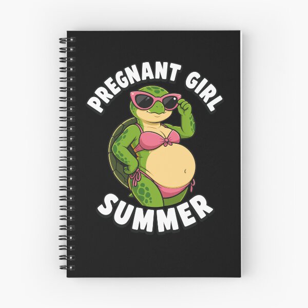 Item preview, Pregnant Girl Summer Beach Turtle Funny Pregnancy Gear designed and sold by DynamicDesign.