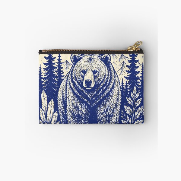 Item preview, Vintage Grizzly Bear Wilderness Art designed and sold by 89shirts.
