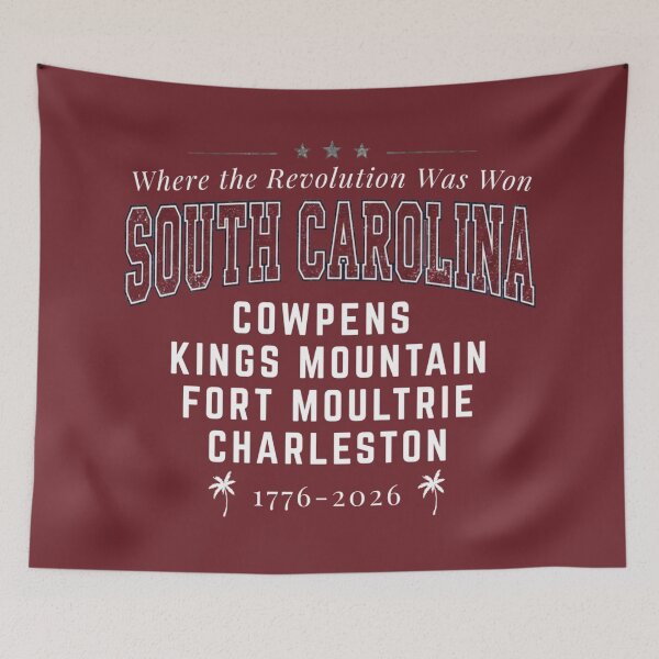 Item preview, South Carolina 1776-2026 Revolutionary War Tee designed and sold by rygenr8.