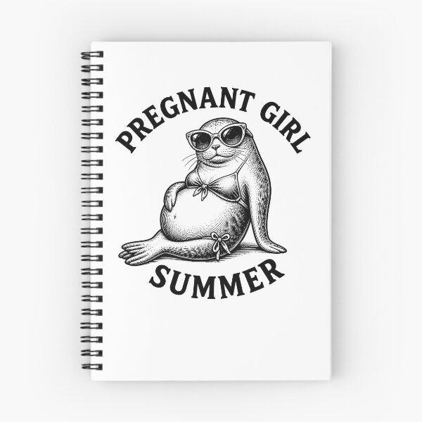Item preview, Pregnant Girl Summer Beach Seal Funny Pregnancy Gear designed and sold by DynamicDesign.