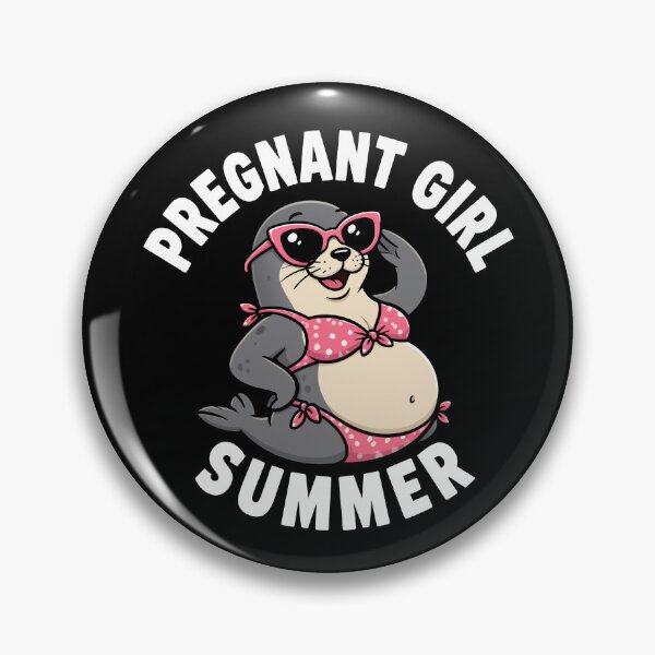 Item preview, Pregnant Girl Summer Beach Seal Funny Pregnancy Gear designed and sold by DynamicDesign.