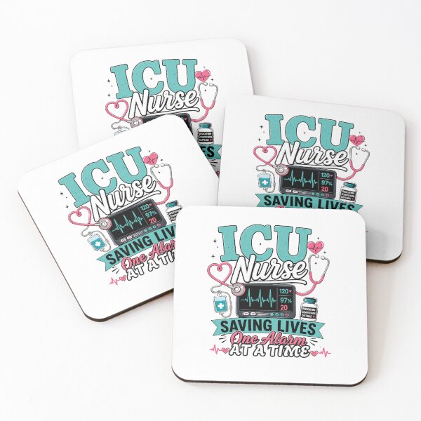 Item preview, ICU Nurse Saving Lives One Alarm At A Time Funny Nursing designed and sold by Nurse Craft Studio.