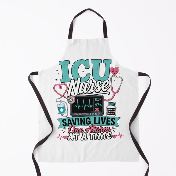 Item preview, ICU Nurse Saving Lives One Alarm At A Time Funny Nursing designed and sold by Nurse Craft Studio.