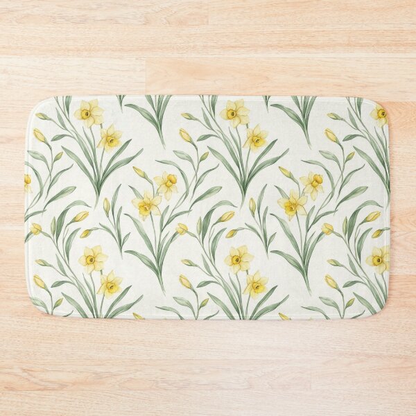 Item preview,  Elegant Yellow Daffodil Floral Pattern designed and sold by weaveandwave.