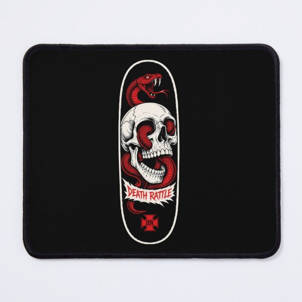 Item preview, Old School Skate Deck Art Skull Snake 80s Graphic Skateboard Tee Sticker Skater Gift designed and sold by sharifex.