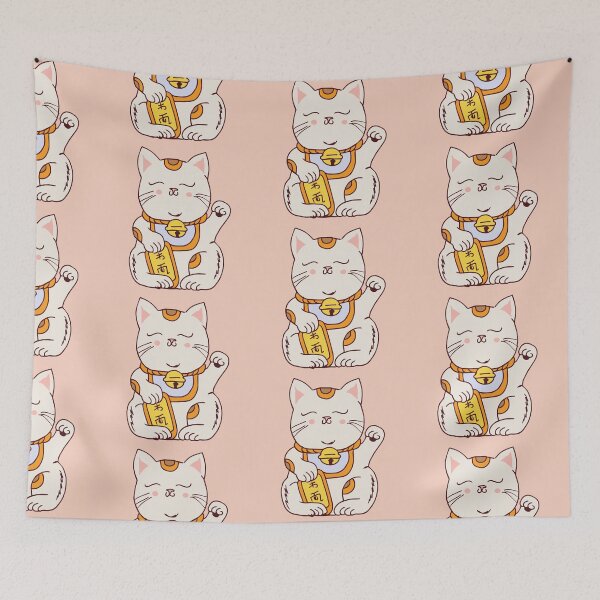 Item preview, Waving Lucky Cat designed and sold by LauraCoxArt.