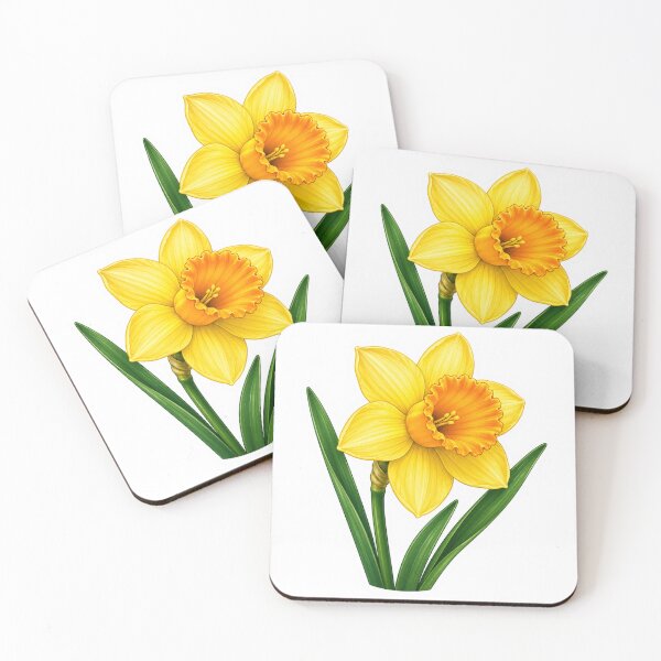 Item preview, Daffodil Flower Spring Floral Art designed and sold by PriyankaSonara.