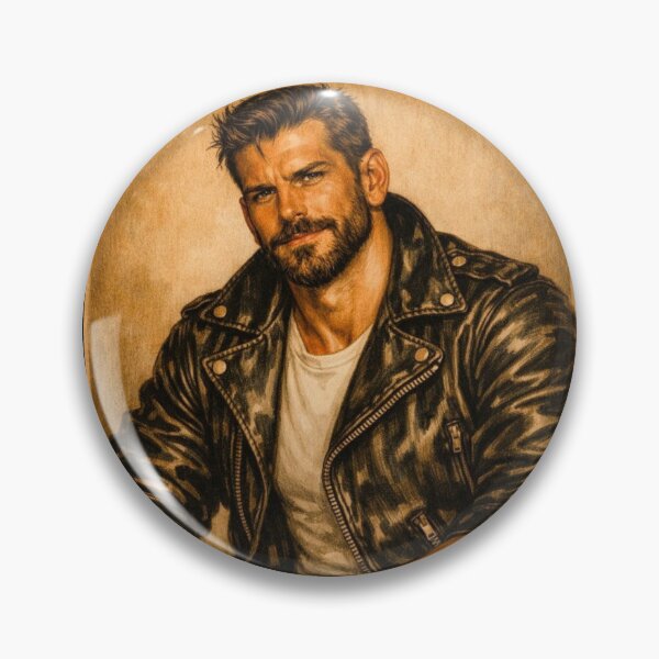 Item preview, Vintage Gay Leather Daddy Bear Cool Leder Pride Graphic Design designed and sold by ItsAKinkThing.