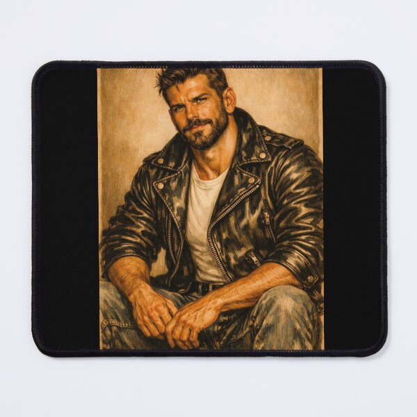 Item preview, Vintage Gay Leather Daddy Bear Cool Leder Pride Graphic Design designed and sold by ItsAKinkThing.