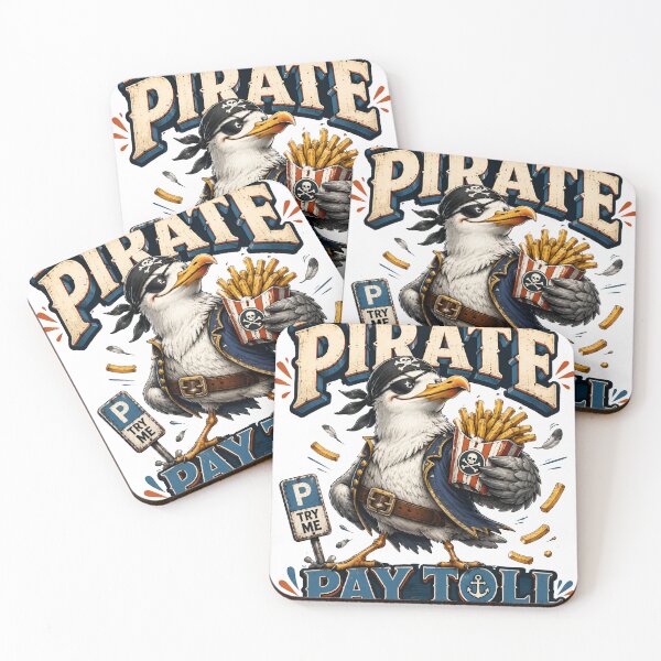 Item preview, Parking Lot Pirate Seagull designed and sold by SaryaSmyth19.