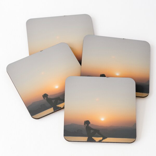 Item preview, Yoga Meditation Sunset Nature Wellness Travel Peace designed and sold by cheryl-pollard9.
