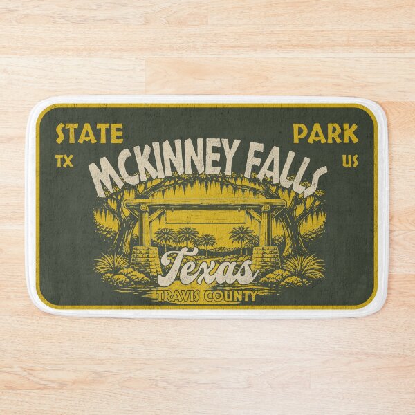 Item preview, McKinney Falls State Park, Travis County, Texas, badge design designed and sold by Wanderful-roads.