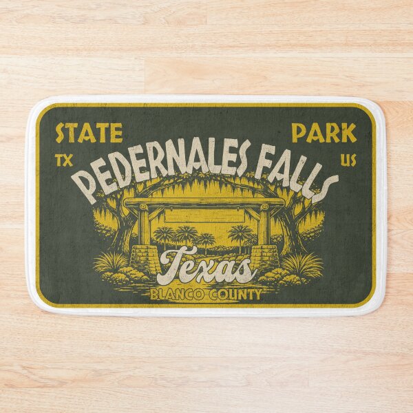 Item preview, Pedernales Falls State Park, Blanco County, Texas, badge design designed and sold by Wanderful-roads.