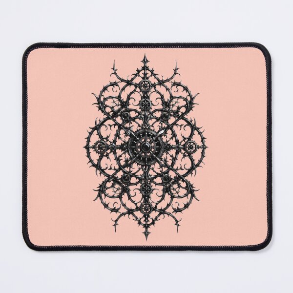 Item preview, Wrought-Iron Thorn Lattice | Gothic Victorian Lace Pattern & Steampunk Gear Art designed and sold by Studio77-Gothic.