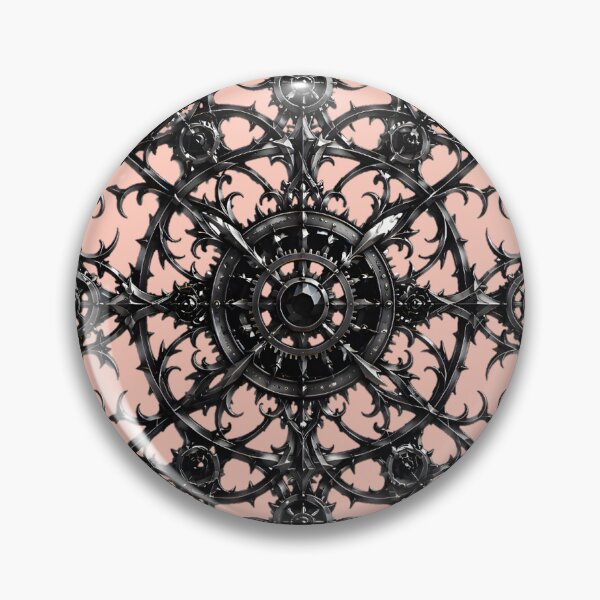 Item preview, Wrought-Iron Thorn Lattice | Gothic Victorian Lace Pattern & Steampunk Gear Art designed and sold by Studio77-Gothic.