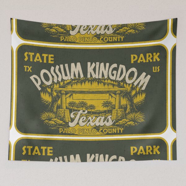 Item preview, Possum Kingdom State Park, Palo Pinto County, Texas, badge design designed and sold by Wanderful-roads.
