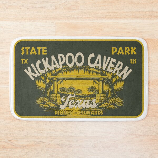 Item preview, Kickapoo Cavern State Park, Kinney - Edwards, Texas, badge design designed and sold by Wanderful-roads.