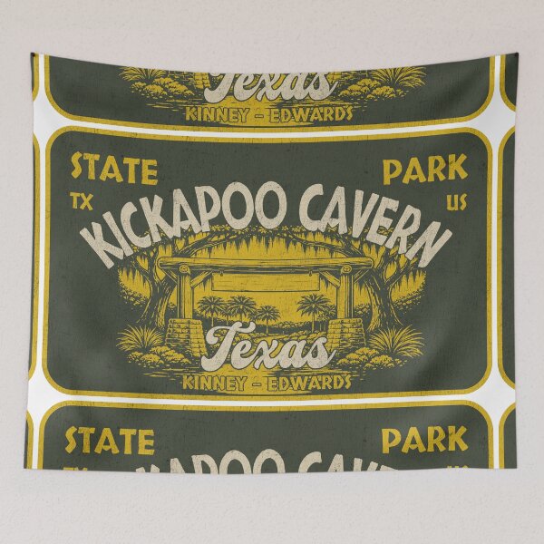 Item preview, Kickapoo Cavern State Park, Kinney - Edwards, Texas, badge design designed and sold by Wanderful-roads.