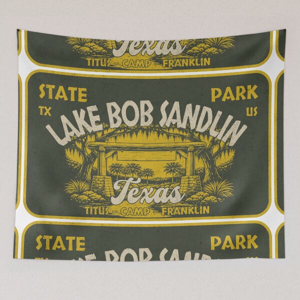 Item preview, Lake Bob Sandlin State Park, Titus - Camp - Franklin, Texas, badge design designed and sold by Wanderful-roads.