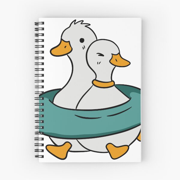 Item preview, Cute Ducks with Swim Ring Kawaii Illustration designed and sold by LYAN-STORE.
