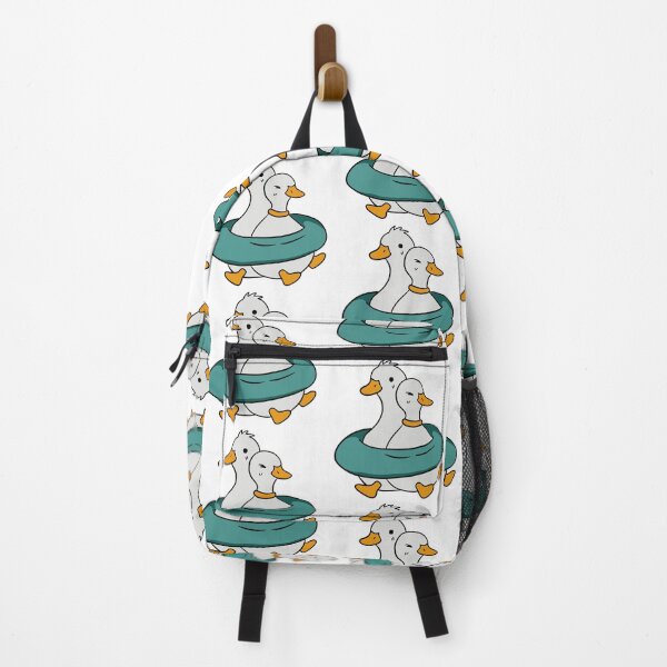 Item preview, Cute Ducks with Swim Ring Kawaii Illustration designed and sold by LYAN-STORE.