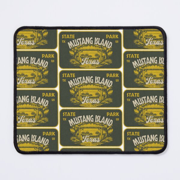 Item preview, Mustang Island State Park, Nueces County, Texas, badge design designed and sold by Wanderful-roads.
