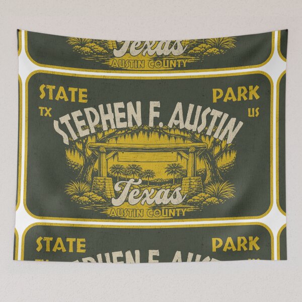 Item preview, Stephen F. Austin State Park, Austin County, Texas, badge design designed and sold by Wanderful-roads.