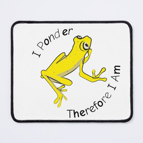 Item preview, I Ponder, Therefore I Am Frog designed and sold by haArtBook.