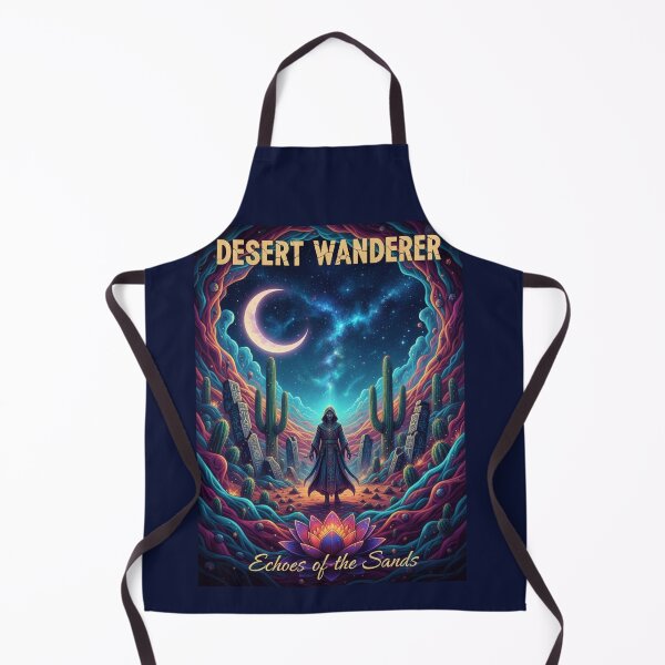 Item preview, Mystic Desert Wanderer – Cosmic Lotus Night designed and sold by Dogandesighn.