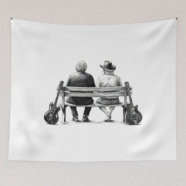 Item preview, Always A hoot Jerry Garcia & Bob Weir Art designed and sold by CosmicCirrus.