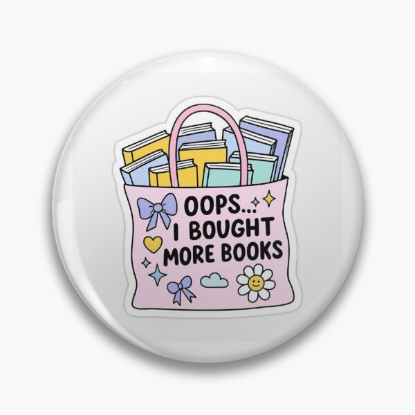 Item preview, Cute Book Lover Sticker | Funny Reader Quote | Book Buying Humor designed and sold by Poeticrituation.