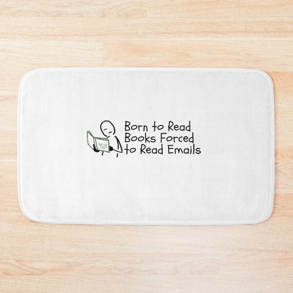 Item preview, Born to Read Books Forced to Read Emails – Funny Book Lover designed and sold by Dondonmart.