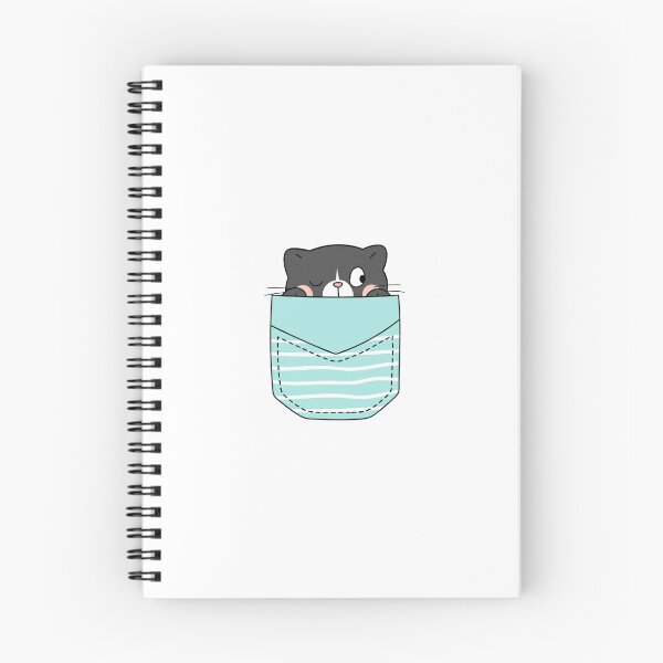 Item preview, Winking Black Cat in a Striped Pocket designed and sold by KrisGraphic45.