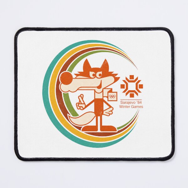 Item preview, Vucko Sarajevo 84 - Vintage Yugoslav Olympic Mascot Retro Design designed and sold by pantapita.