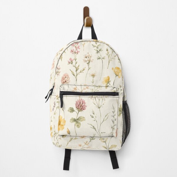 Item preview, Vintage Watercolor Wildflower Meadow Floral Pattern designed and sold by weaveandwave.