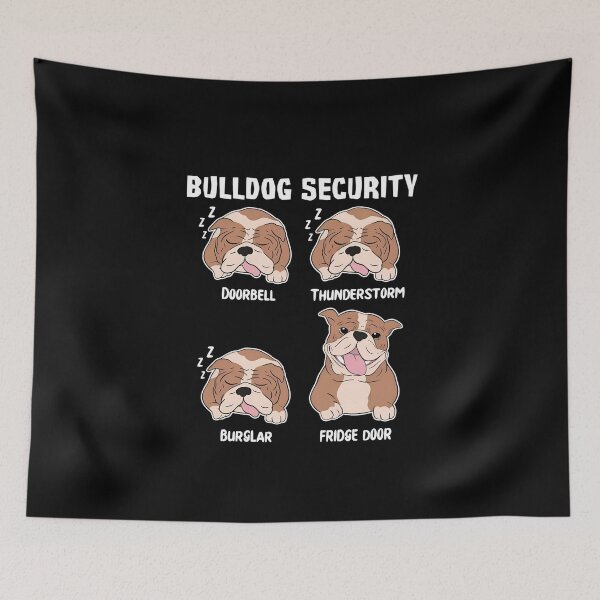 Item preview, Bulldog Security, Bulldog T-Shirt, English Bulldog, Bulldog Gift, Bulldog Lover, Dog Shirt, Dog Mom, Dog Lover Shirt, Dog Funny designed and sold by StranHabesre51.