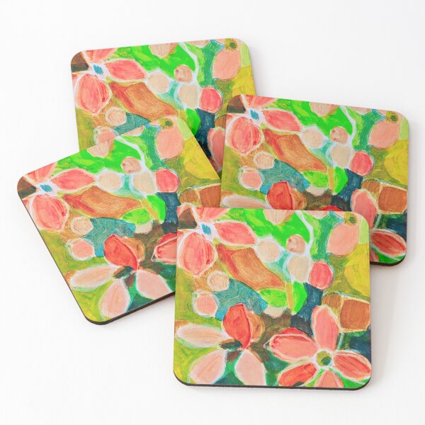 Item preview, "Vibrant abstract floral" by Jenette Hewitt Art designed and sold by Jenette Hewitt Art.