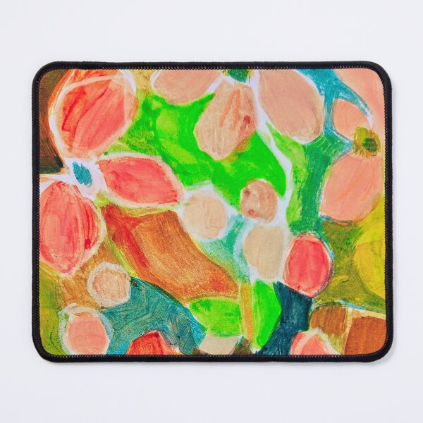 Item preview, "Vibrant abstract floral" by Jenette Hewitt Art designed and sold by Jenette Hewitt Art.