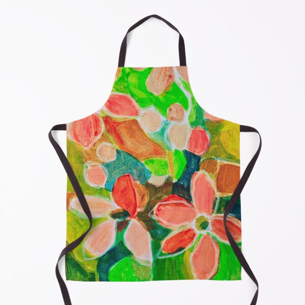 Item preview, "Vibrant abstract floral" by Jenette Hewitt Art designed and sold by Jenette Hewitt Art.
