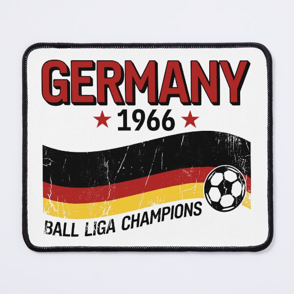 Item preview, Vintage Germany 1966 Soccer Flag designed and sold by Imaginationbeyond.