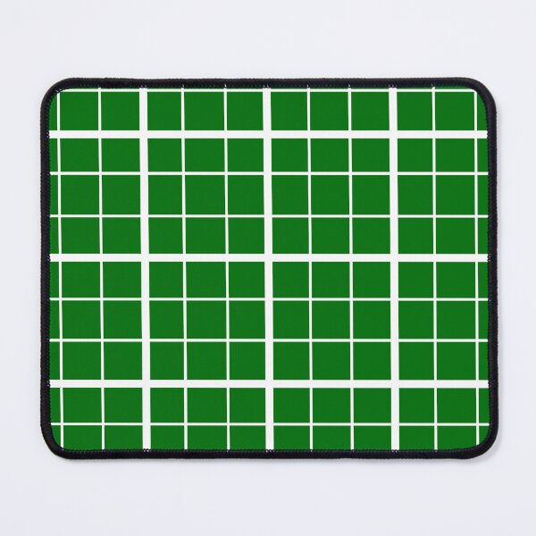 Item preview, Green and White Grid Windowpane Check Design  designed and sold by PatternTitan.