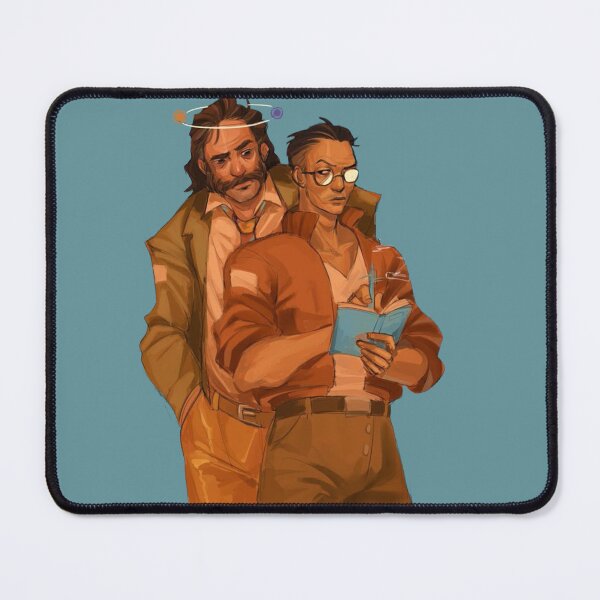 Item preview, Harrier and Kim taking notes disco elysium comic drawing designed and sold by · GAMING SOUL ·.